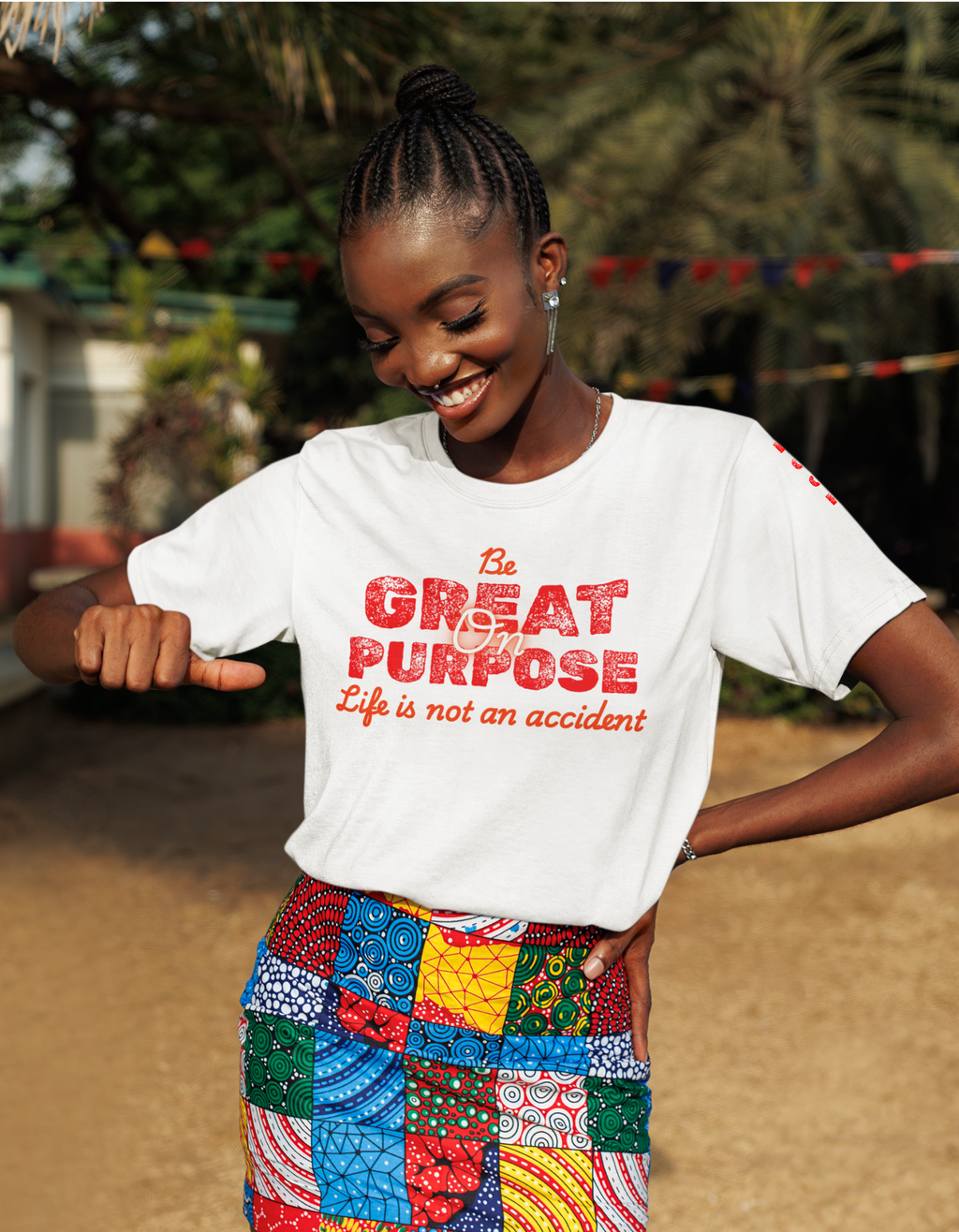 Be Great On Purpose - Red Tee