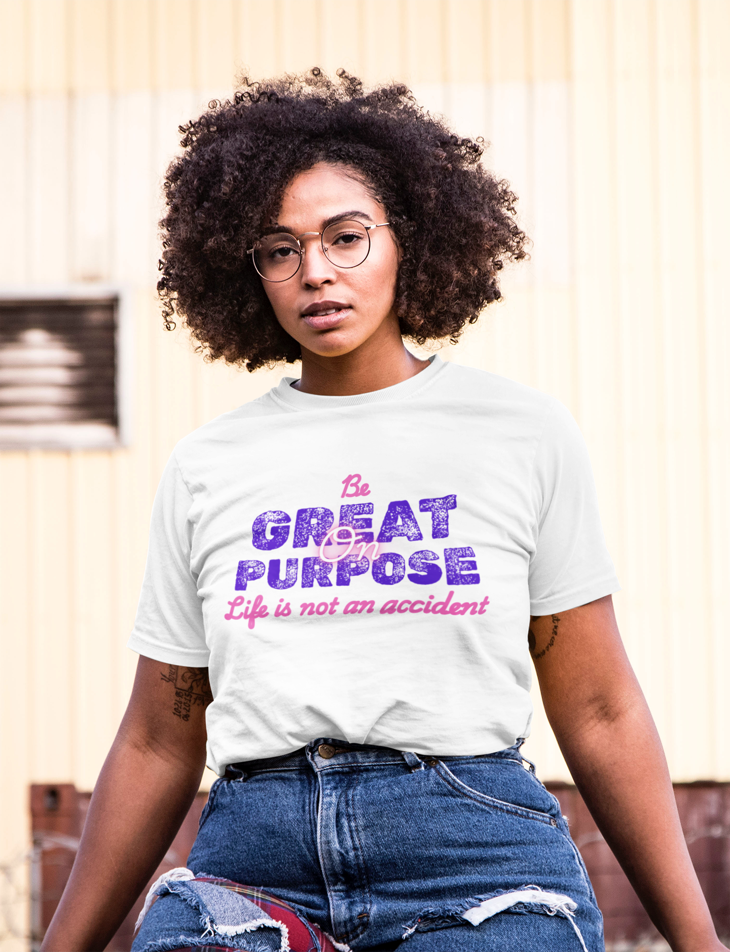 Be Great On Purpose - Purple Tee